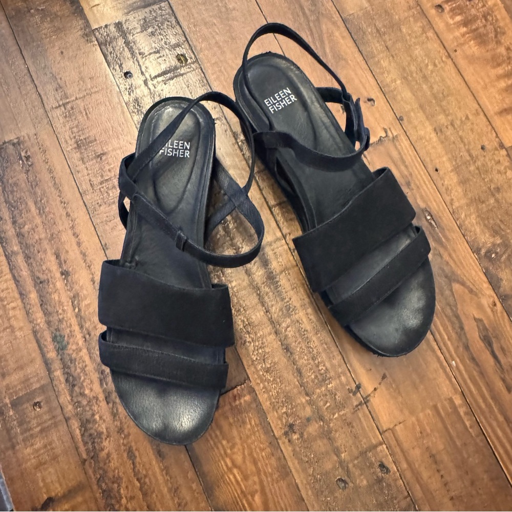 EILEEN FISHER Platform Slingback Sandals‎